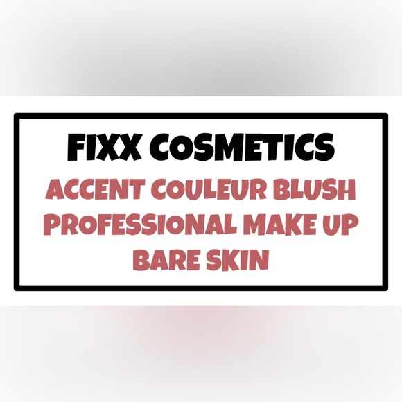 FIXX Cosmetics Accent Couleur Blush Plum Princess shadow brush + Blush BARE SKIN - Picture 11 of 11